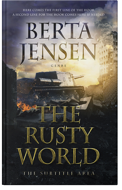 Front view of Akaroa #26405 - Premade Apocalyptica Book Cover