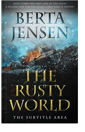 Pre Made Book Cover Powder Ash