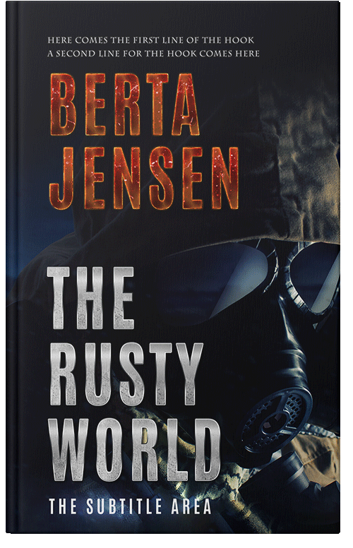 Front view of Quicksand #26409 - Premade Apocalyptica Book Cover