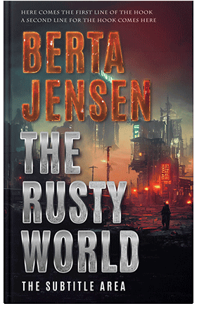 Pre Made Book Cover Cocoa Brown