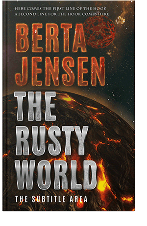 Pre Made Book Cover Old Rose