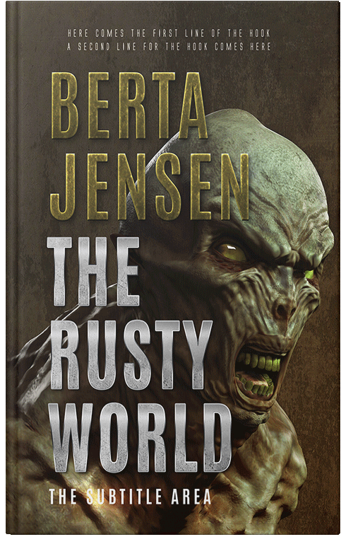 Front view of Bistre #26415 - Premade Science Fiction Book Cover