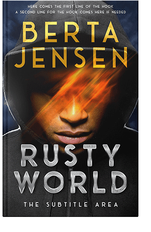 Pre Made Book Cover Raw Sienna