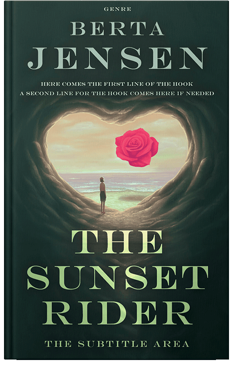 Front view of Coral Reef #26455 - Premade Poetry Book Cover