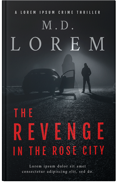 Front view of Premade Mystery & Thriller & Suspense Book Cover - Bunker