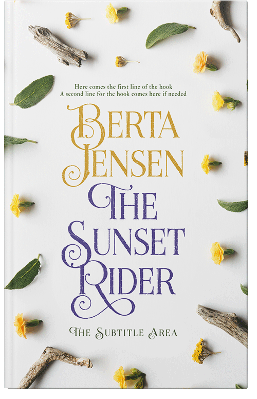 Front view of Wild Sand #26464 - Premade Nature Book Cover