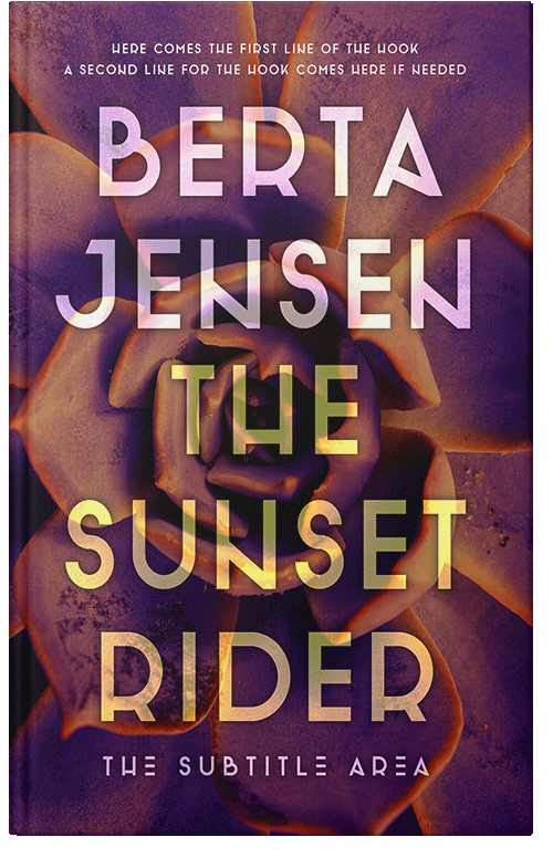 Front view of Wine Berry #26468 - Premade Abstract Book Cover