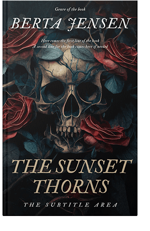 Pre Made Book Cover Cod Gray