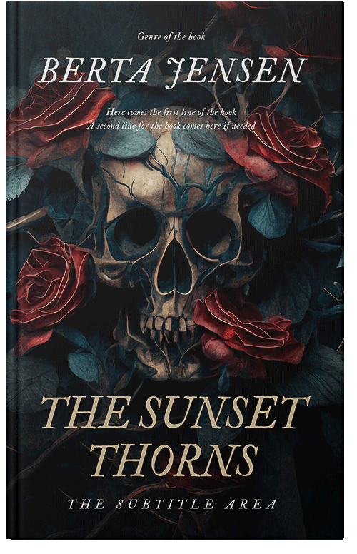 Front view of Premade Horror Book Cover - Cod Gray