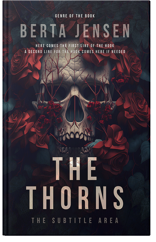 Front view of Revolver #26475 - Premade Horror Book Cover