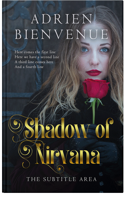 Front view of Premade Romance Book Cover - Woodsmoke