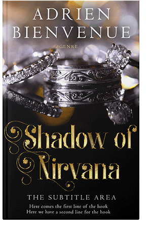 Pre Made Book Cover Cocoa Brown