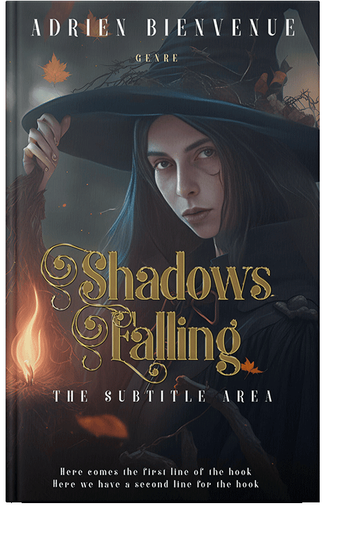 Front view of Shark #26487 - Premade Fantasy Book Cover