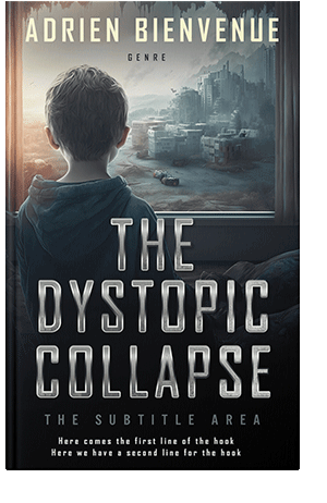 Pre Made Book Cover Ash