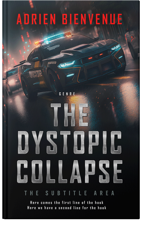 Front view of Quicksand #26493 - Premade Mystery & Thriller & Suspense Book Cover