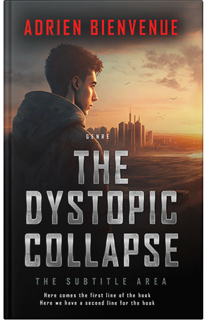 Pre Made Book Cover Cocoa Brown