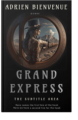 Pre Made Book Cover Cod Gray