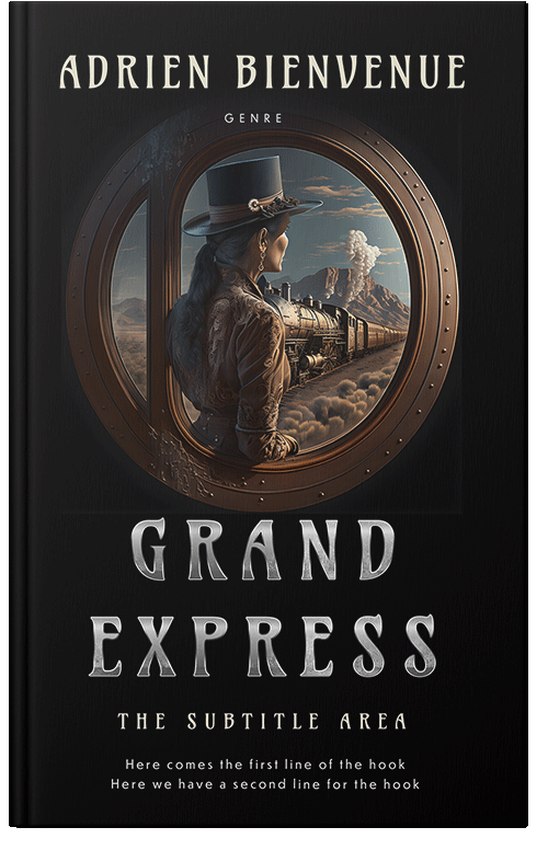 Front view of Cod Gray #26501 - Premade Historical Book Cover