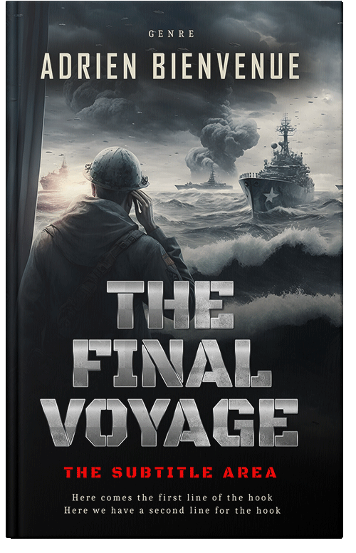 Front view of Premade Historical Book Cover - Tide