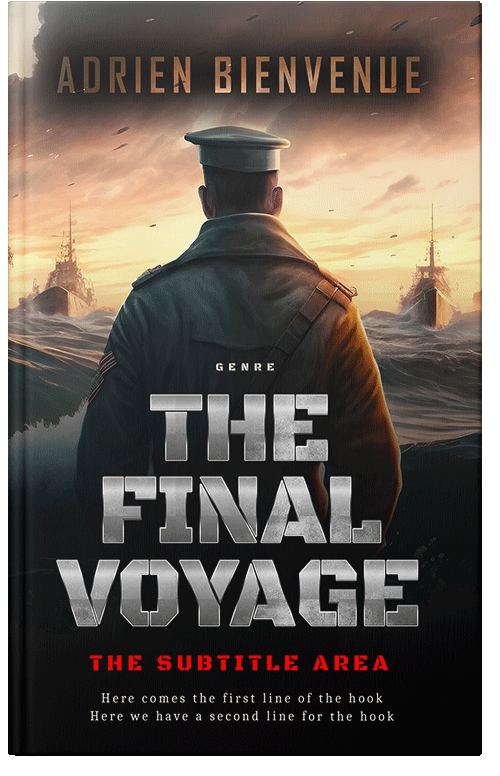 Front view of Premade Historical Book Cover - Dune