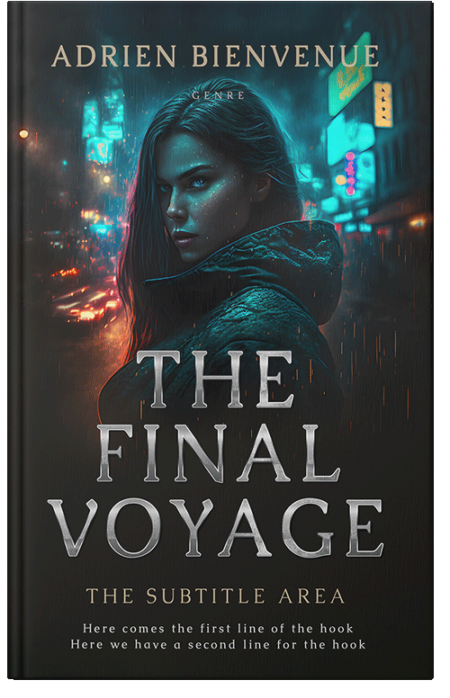 Front view of Outer Space #26513 - Premade Mystery & Thriller & Suspense Book Cover