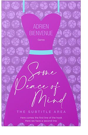 Pre Made Book Cover Lavender