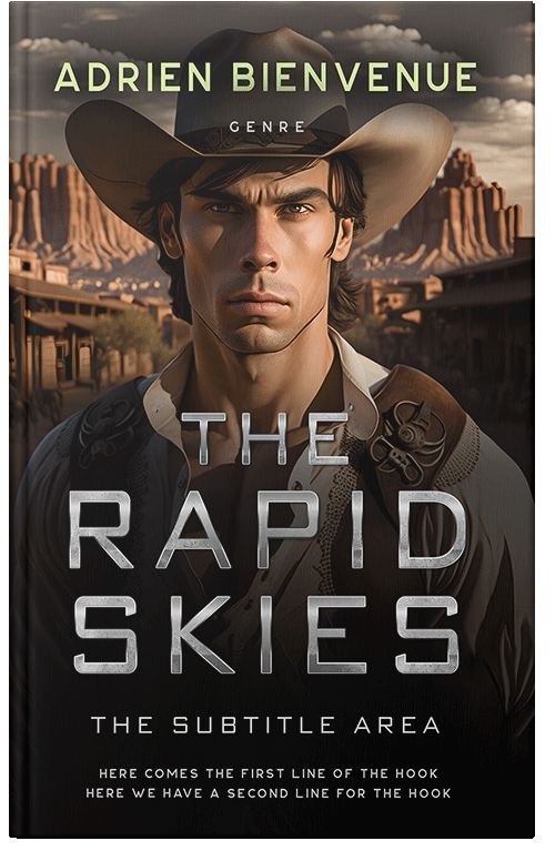 Front view of Night Rider #26528 - Premade Romance Book Cover