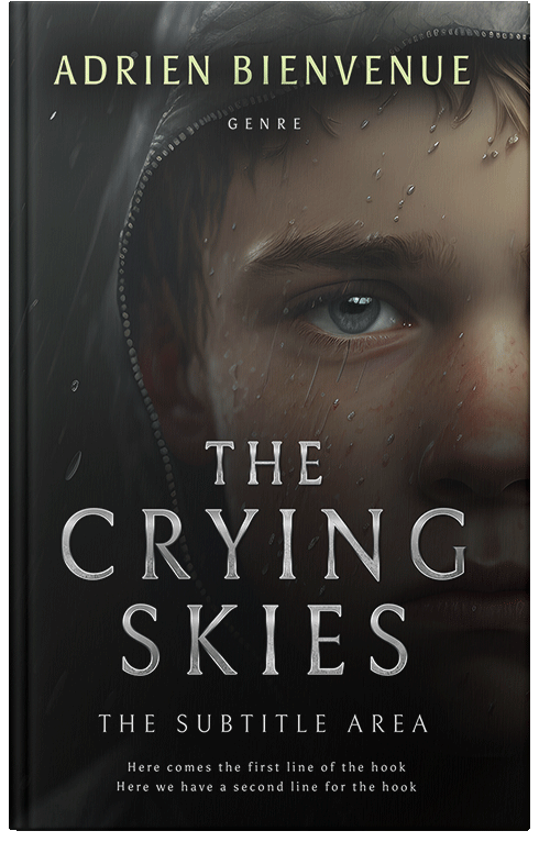 Front view of Premade Teen & Young Adult Book Cover - Cod Gray