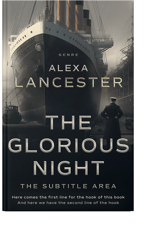 Front view of Bison Hide #26537 - Premade Historical Book Cover