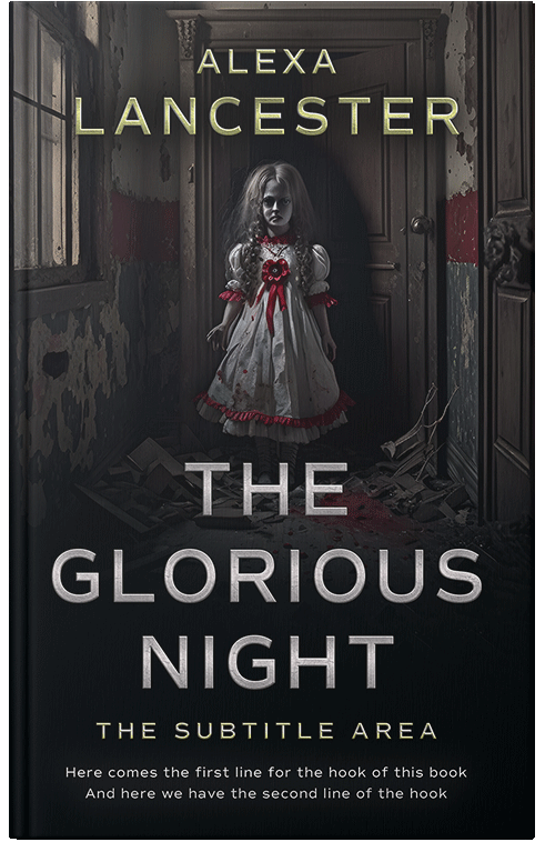 Front view of Premade Mystery & Thriller & Suspense Book Cover - Woodsmoke