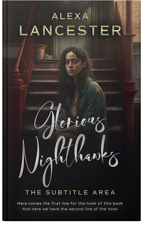 Front view of Premade Teen & Young Adult Book Cover - Cocoa Brown