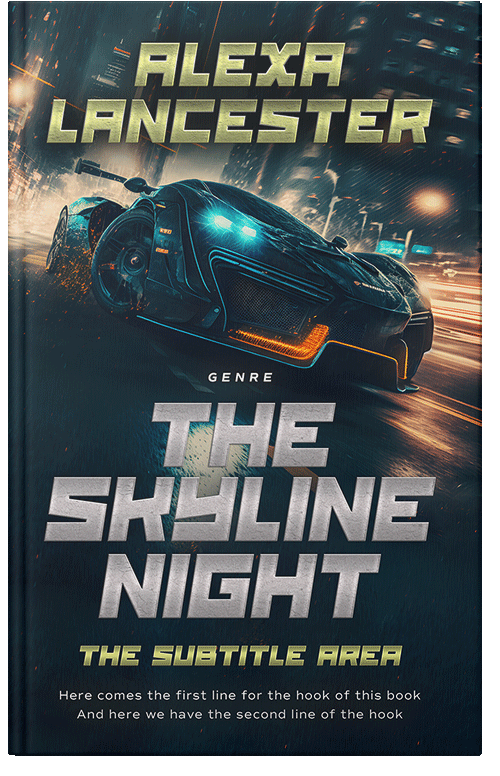 Front view of Premade Mystery & Thriller & Suspense Book Cover - Bison Hide