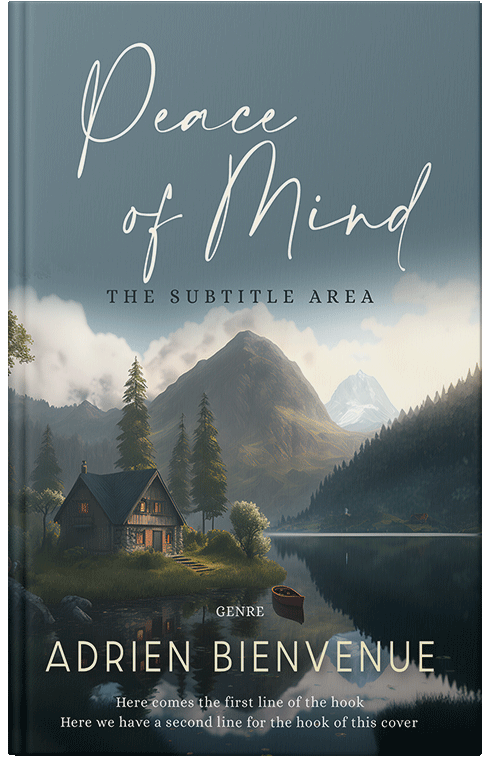 Front view of Premade Literary Fiction Book Cover - Nevada