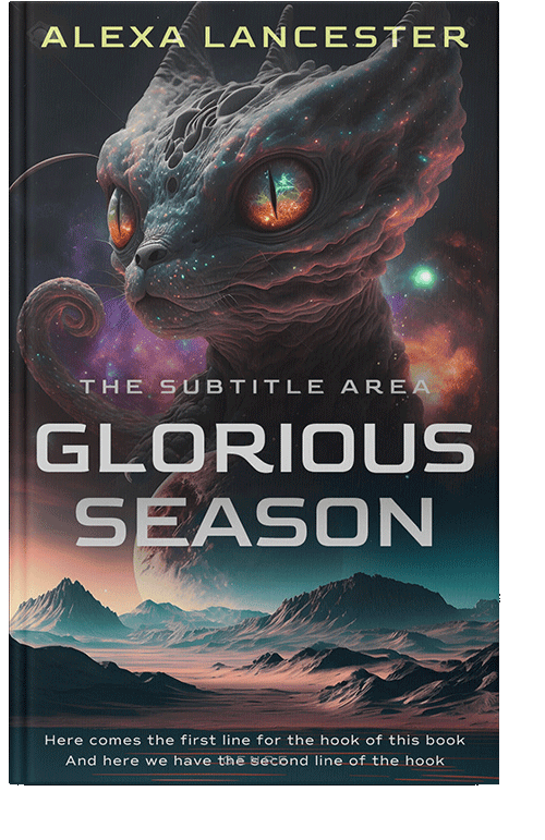 Front view of Shark #26573 - Premade Science Fiction Book Cover