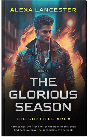 Pre Made Book Cover Tan