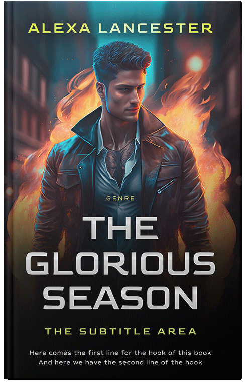 Front view of Tan #26576 - Premade Teen & Young Adult Book Cover