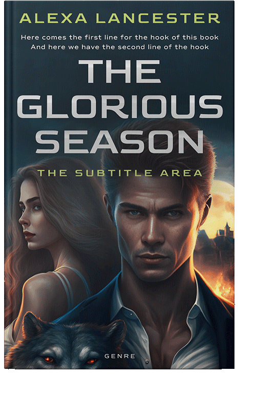 Front view of Ebony Clay #26579 - Premade Romance Book Cover