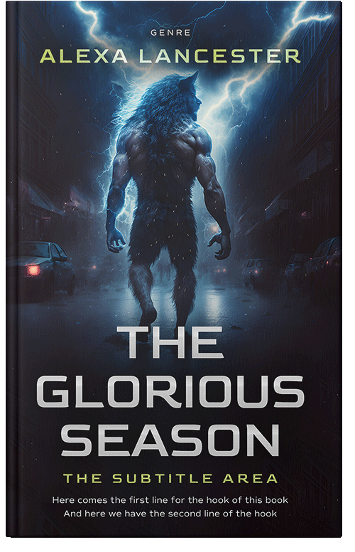 Front view of Cinder #26583 - Premade Horror Book Cover