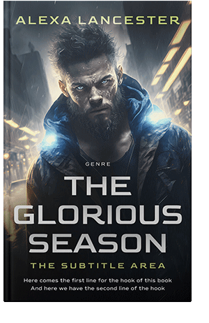 Pre Made Book Cover Foggy Gray