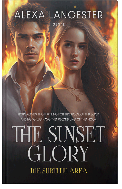 Front view of Cocoa Brown #26591 - Premade Romance Book Cover