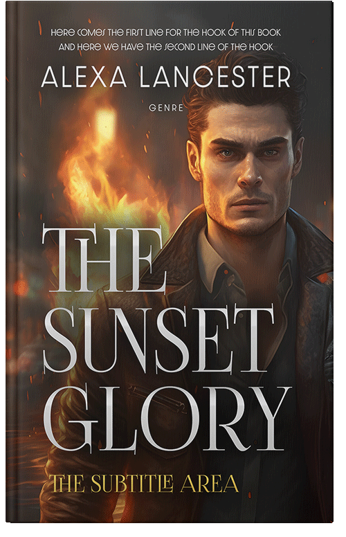 Front view of Oil #26592 - Premade Romance Book Cover