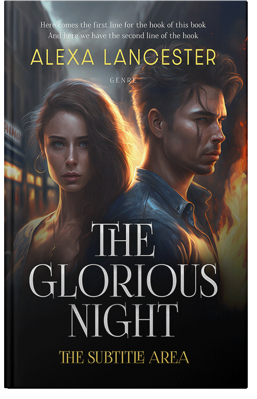 Front view of Thunder #26594 - Premade Mystery & Thriller & Suspense Book Cover