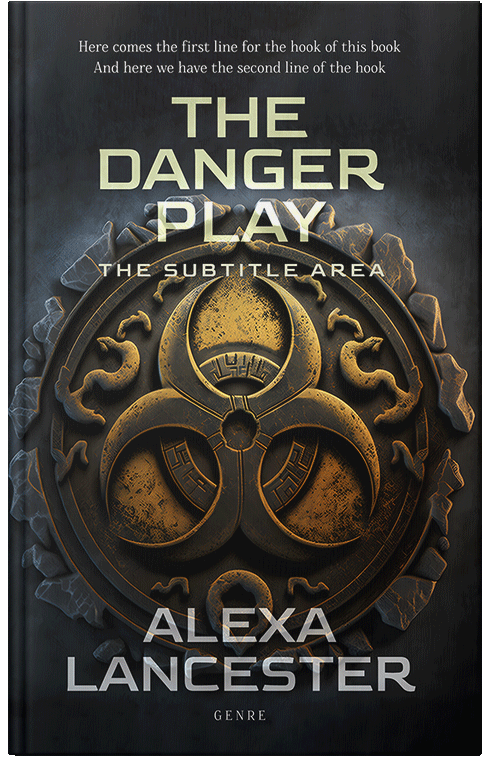 Front view of Premade Apocalyptica Book Cover - Tuatara