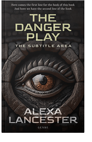 Pre Made Book Cover Cocoa Brown