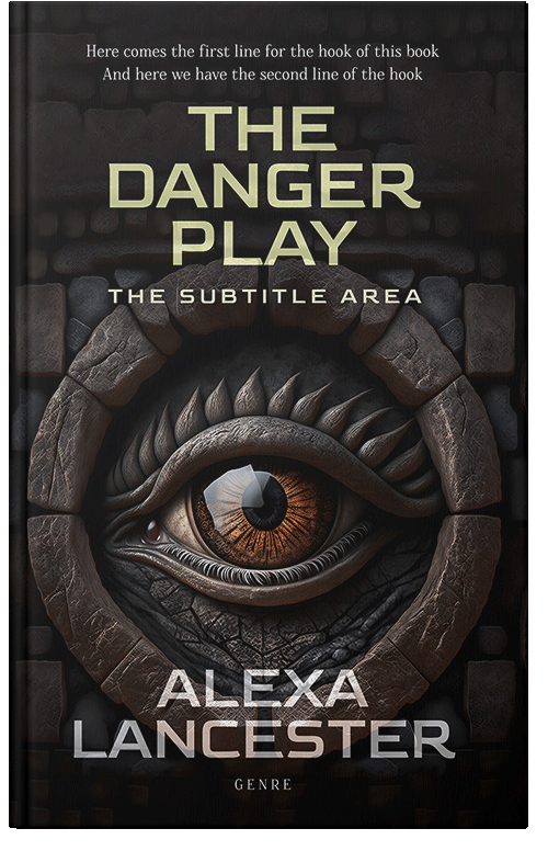 Front view of Cocoa Brown #26605 - Premade Fantasy Book Cover