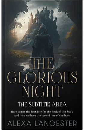 Pre Made Book Cover Black