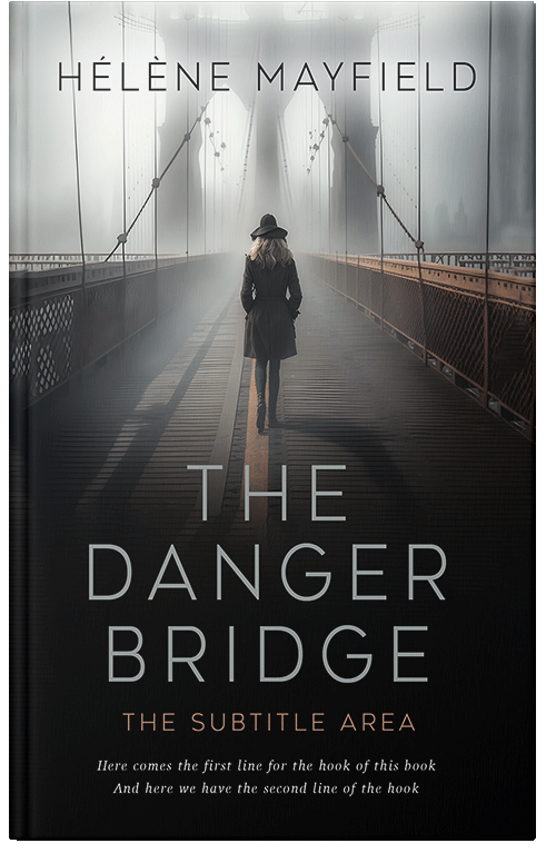 Front view of Premade Mystery & Thriller & Suspense Book Cover - Cod Gray