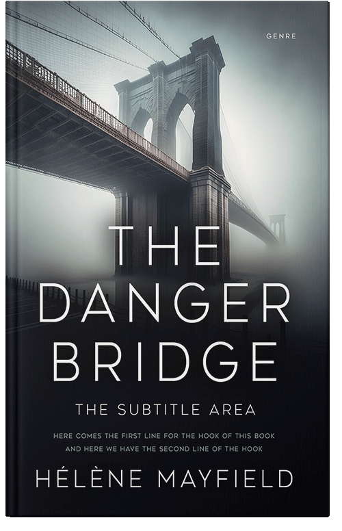 Front view of Shark #26626 - Premade Mystery & Thriller & Suspense Book Cover