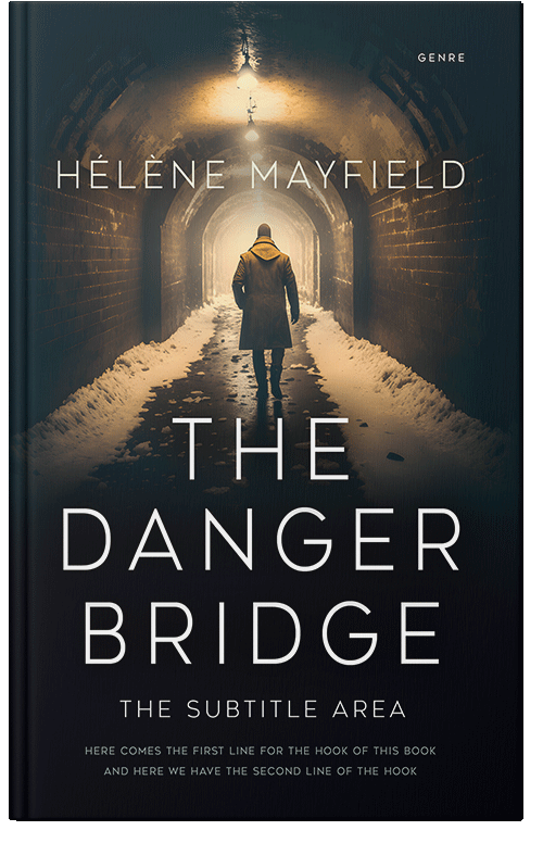 Front view of Premade Mystery & Thriller & Suspense Book Cover - Shark