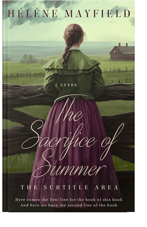 Front view of English Walnut #26638 - Premade Romance Book Cover